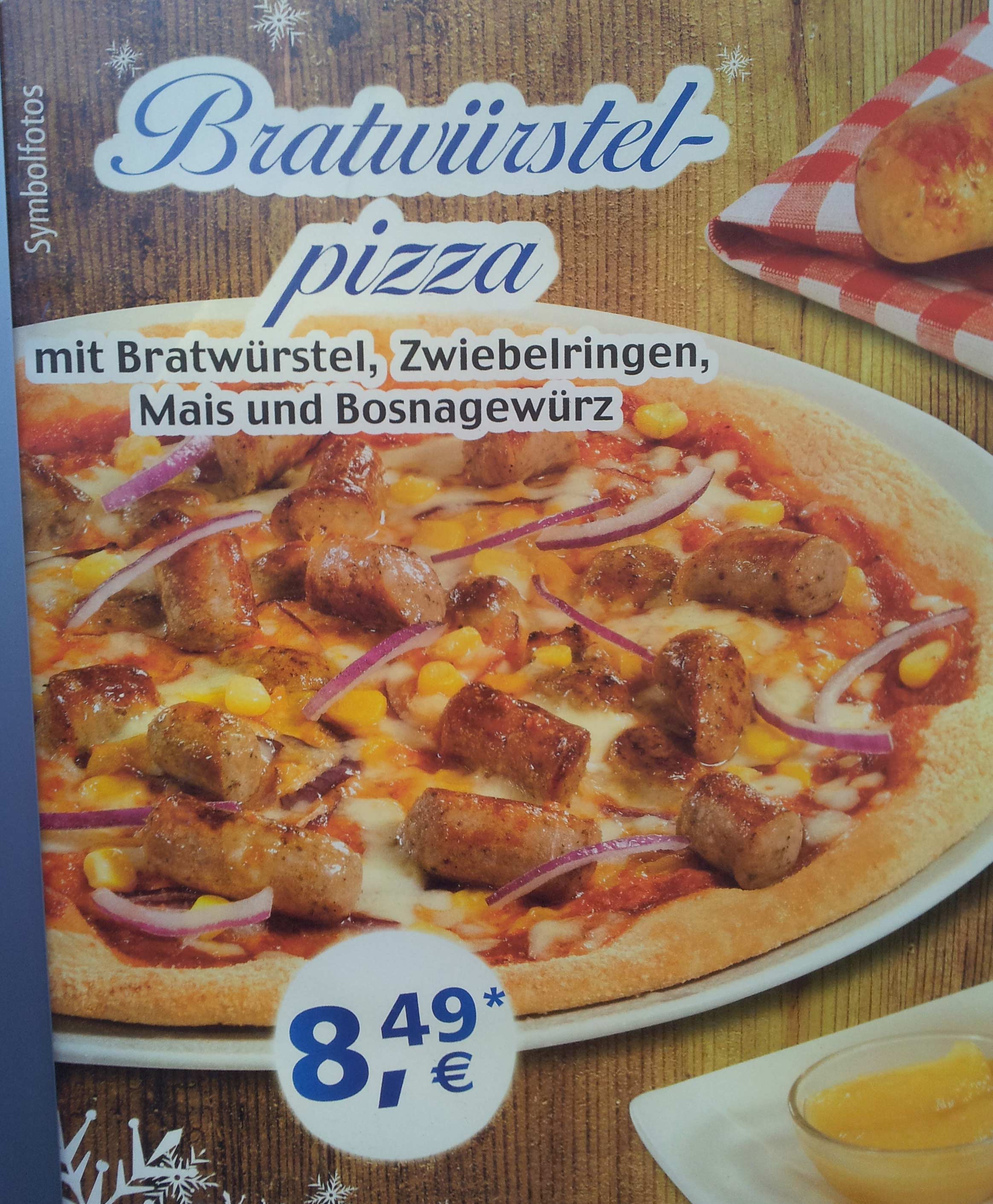 Bratwürstel Pizza - Es reicht Herr Hoeneß 